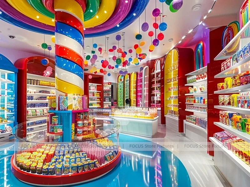 Lollipop Pop Sweet Retail Space for Custom Sweets Retail
