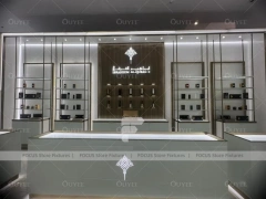 Luxury White Gold Perfume Boutique Layout