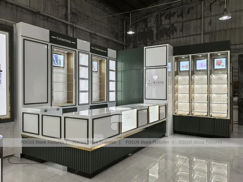 Modular Perfume Tower Showcase Display