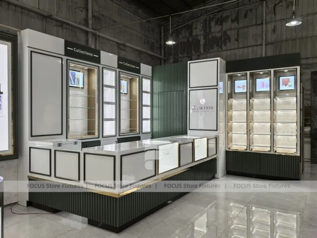 Modular Perfume Tower Showcase Display
