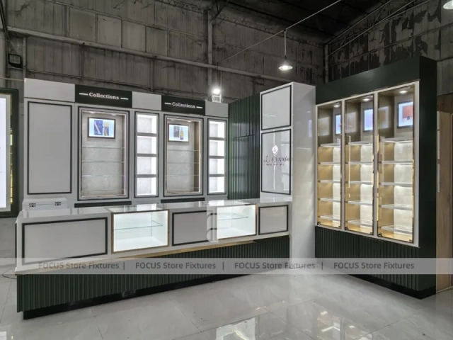 Modular Perfume Tower Showcase Display