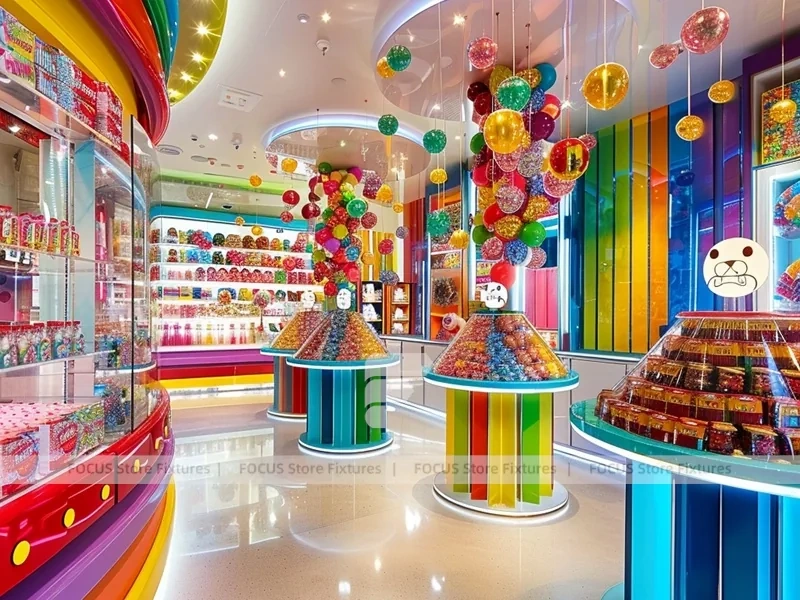 Playland Candy Candy Showcase Boutique for Custom Sweets Retail