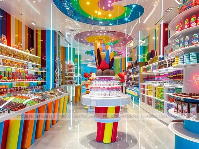 Playland Candy Candy Showcase Boutique for Custom Sweets Retail