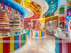 Playland Candy Candy Showcase Boutique for Custom Sweets Retail