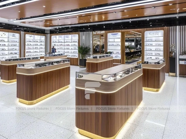 Premium Timber Vision Boutique System for Premium Eyewear Boutique