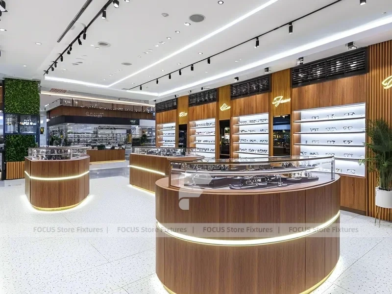 Premium Timber Vision Boutique System for Premium Eyewear Boutique