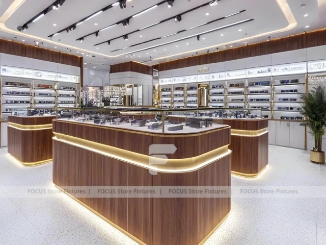 Premium Timber Vision Boutique System for Premium Eyewear Boutique