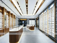 Premium Timber Vision Boutique System with Wide-Aisle Showcase Plan