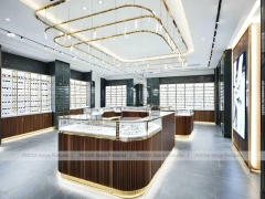 Premium Timber Vision Boutique System with Wide-Aisle Showcase Plan