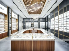 Premium Timber Vision Boutique System with Wide-Aisle Showcase Plan