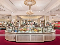 Rainbow Candy Pavilion with Glass Island Counters