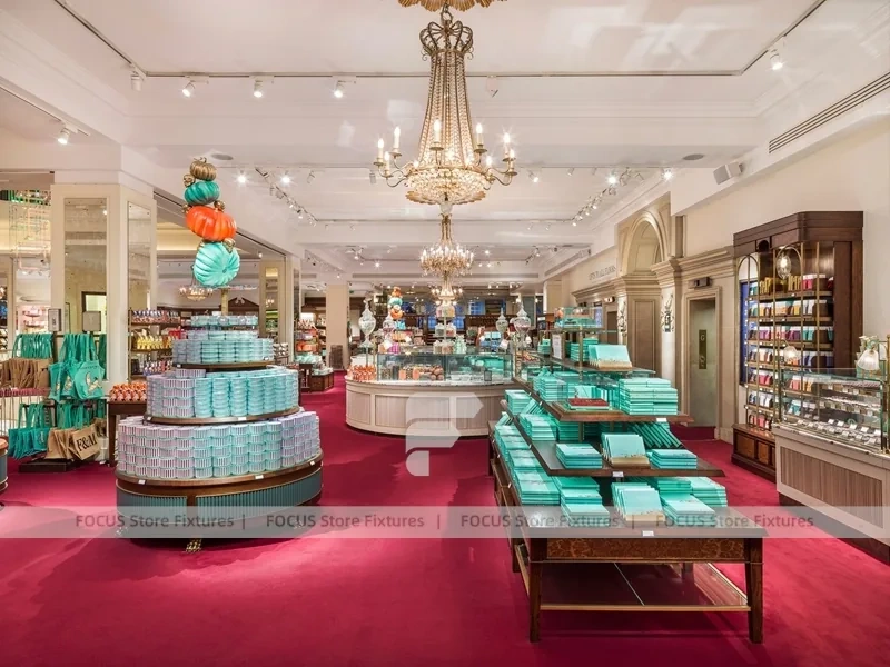 Rainbow Candy Pavilion with Glass Island Counters