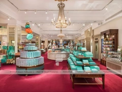 Rainbow Candy Pavilion with Glass Island Counters