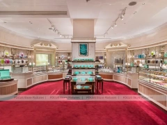 Rainbow Candy Pavilion with Glass Island Counters