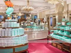 Rainbow Candy Pavilion with Glass Island Counters