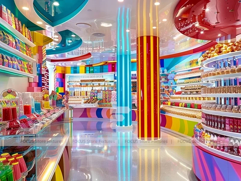 Rainbow Swirl with Spiral Feature Ceiling Sweet Flagship Store