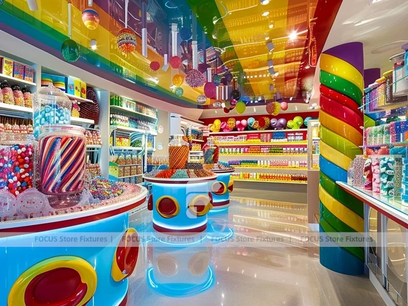 Rainbow Swirl with Spiral Feature Ceiling Sweet Flagship Store
