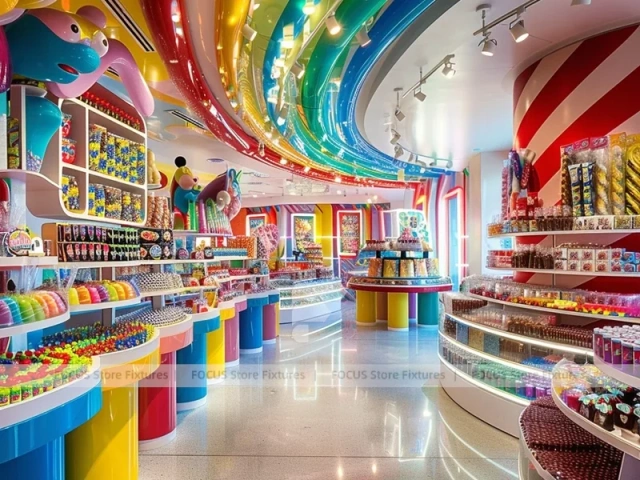 Rainbow Swirl with Spiral Feature Ceiling Sweet Flagship Store