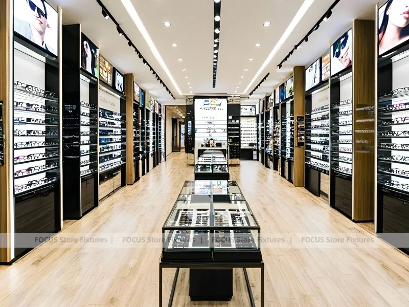 Runway Black Vision Retail Walkway with Long Browsing Corridor