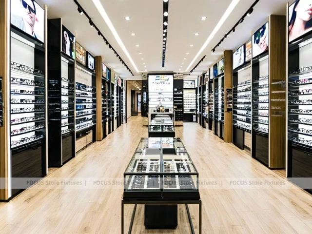 Runway Black Vision Retail Walkway with Long Browsing Corridor