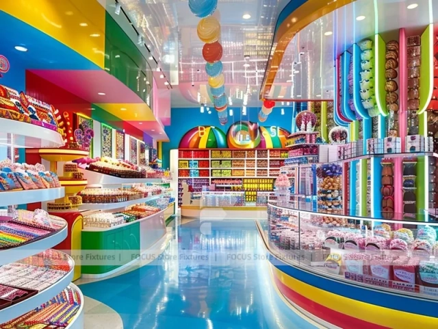 Sky Candy Candy Boutique Interior for Custom Sweets Retail