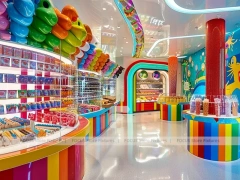 Sky Candy Candy Boutique Interior for Custom Sweets Retail