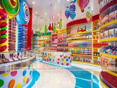 Sky Candy Candy Boutique Interior for Custom Sweets Retail