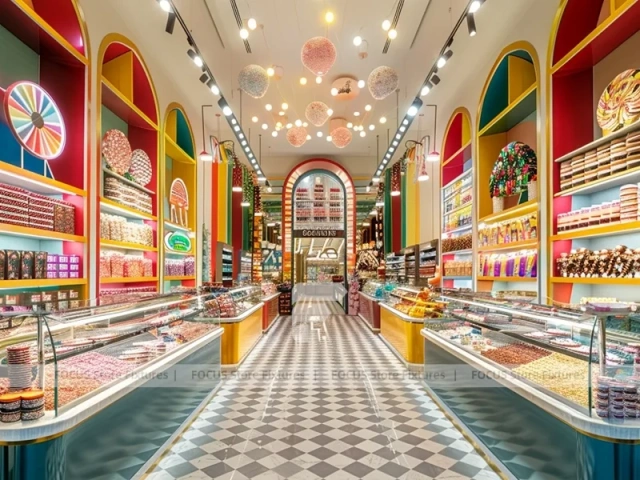Sky Candy Candy Boutique Interior for Custom Sweets Retail