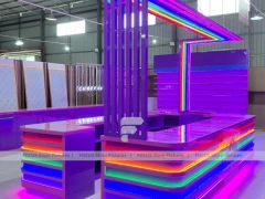 Sky Candy Candy Kiosk Counter with LED Outline Frame
