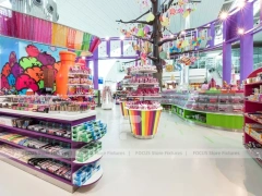 Sky Candy Candy Shop Interior with Central Lollipop Feature