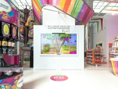 Sky Candy Candy Shop Interior with Central Lollipop Feature