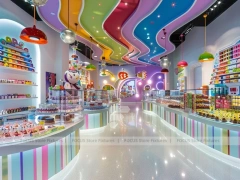Sky Candy Candy Showcase Boutique with Storybook Shelving Walls