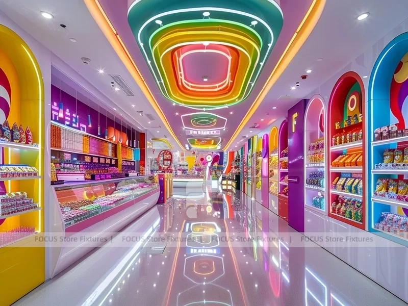 Sky Candy Candy Showcase Boutique with Storybook Shelving Walls