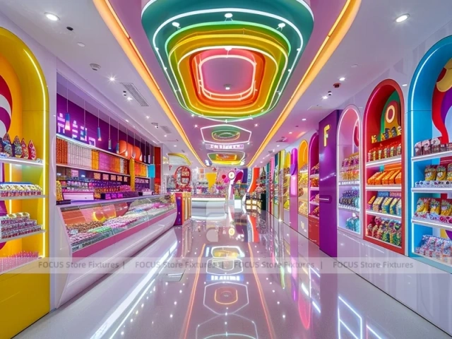 Sky Candy Candy Showcase Boutique with Storybook Shelving Walls