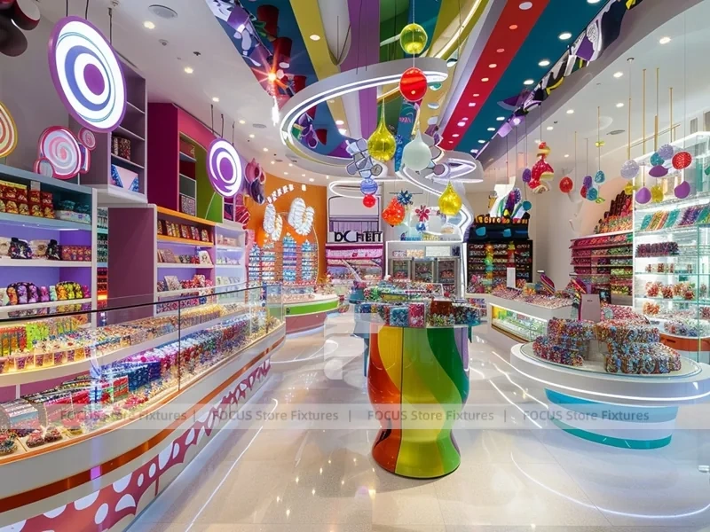 Sky Candy Candy Showcase Boutique with Storybook Shelving Walls