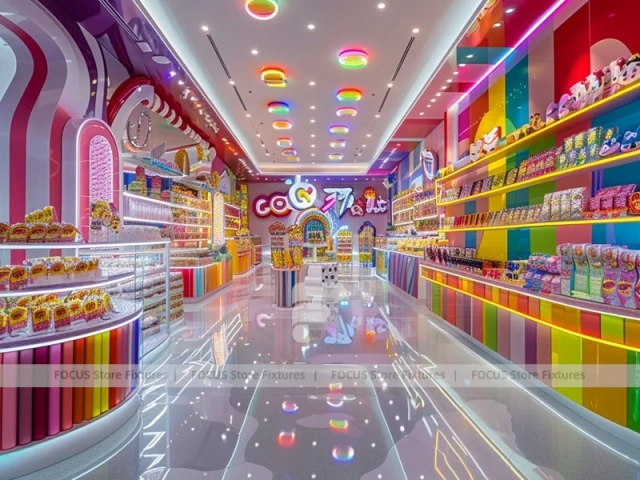 Sky Candy Candy Showcase Boutique with Storybook Shelving Walls