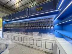 Sky Candy Candy Wall Display System with Lit Arched Niches