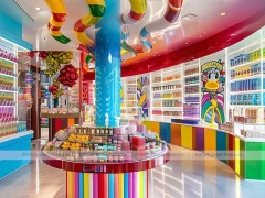 Sky Candy Confectionery Gallery Shop with High-Capacity Candy Walls