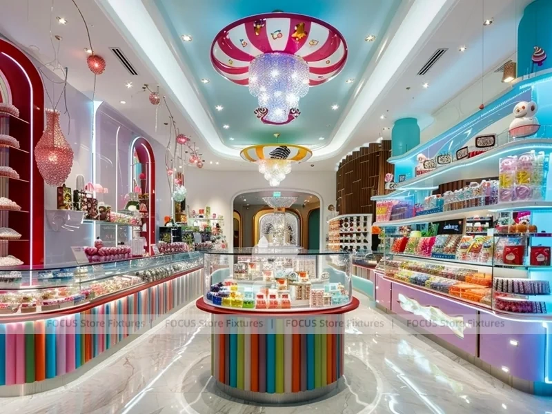 Sky Candy Confectionery Gallery Store with Symmetrical Island Counters