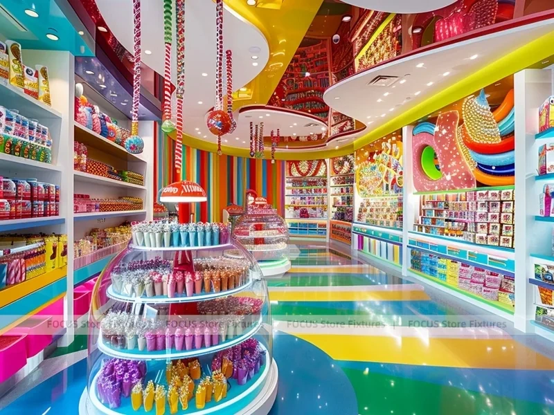 Sky Candy with High-Capacity Candy Walls Confectionery Gallery Shop