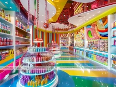 Sky Candy with High-Capacity Candy Walls Confectionery Gallery Shop