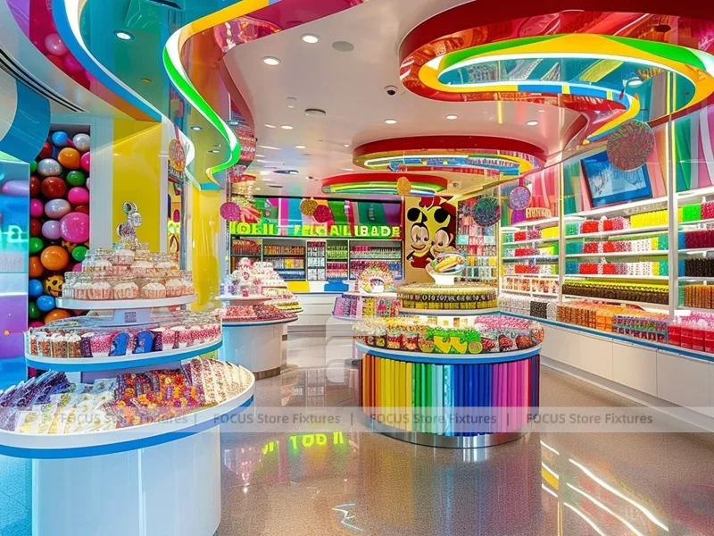 Sky Candy with High-Capacity Candy Walls Confectionery Gallery Shop