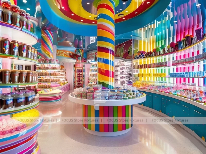 Sky Candy with High-Capacity Candy Walls Confectionery Gallery Shop