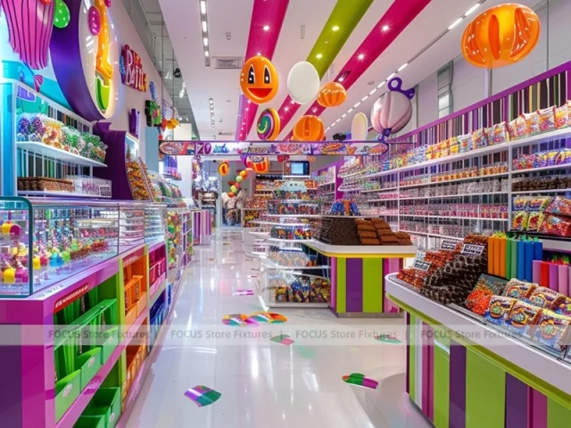 Sky Candy with Immersive Candy Walkway Candy Market Display