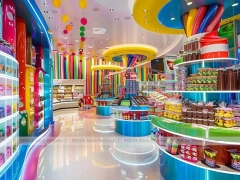 Sky Candy with Spiral Feature Ceiling Sweet Flagship Store