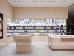 Soft Pink Fragrance Boutique With Center Tester Table