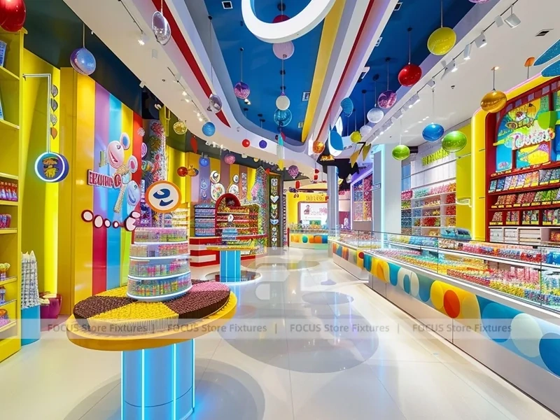 Toy Candy Sweet Retail Layout for Custom Sweets Retail