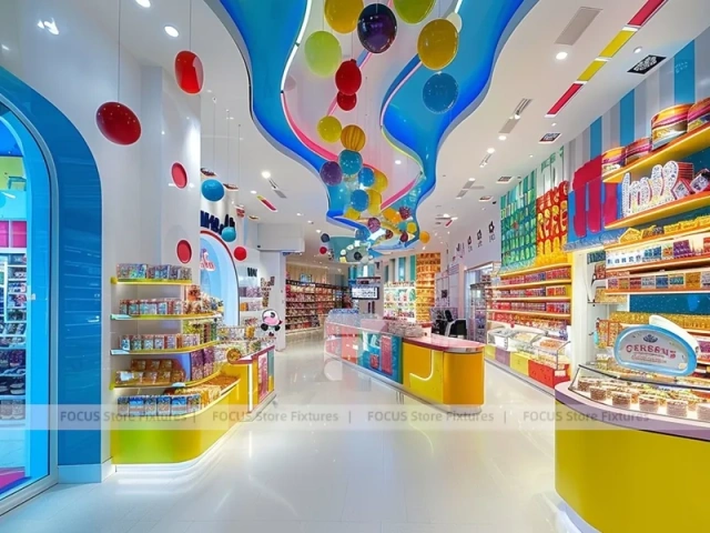 Toy Candy Sweet Retail Layout for Custom Sweets Retail
