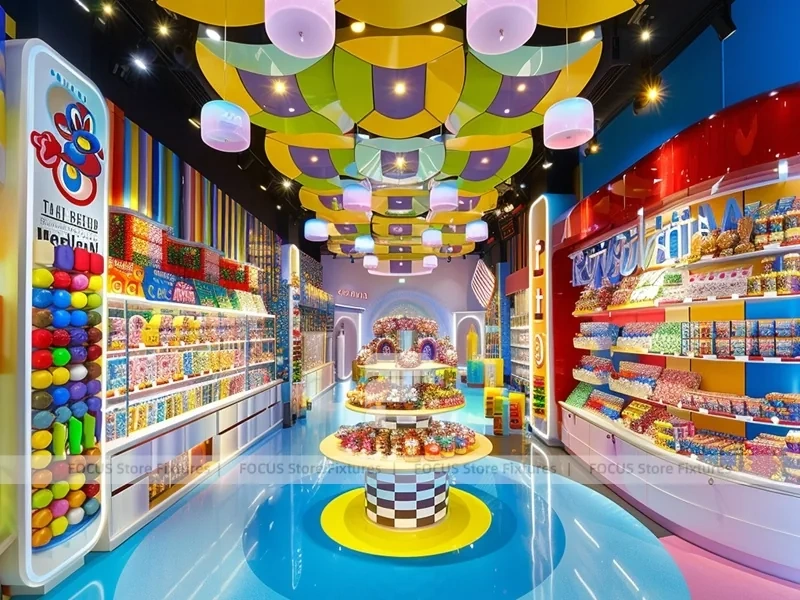 Toy Candy Sweet Retail Layout for Custom Sweets Retail