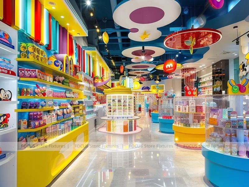 Toy Candy Sweet Retail Layout for Custom Sweets Retail